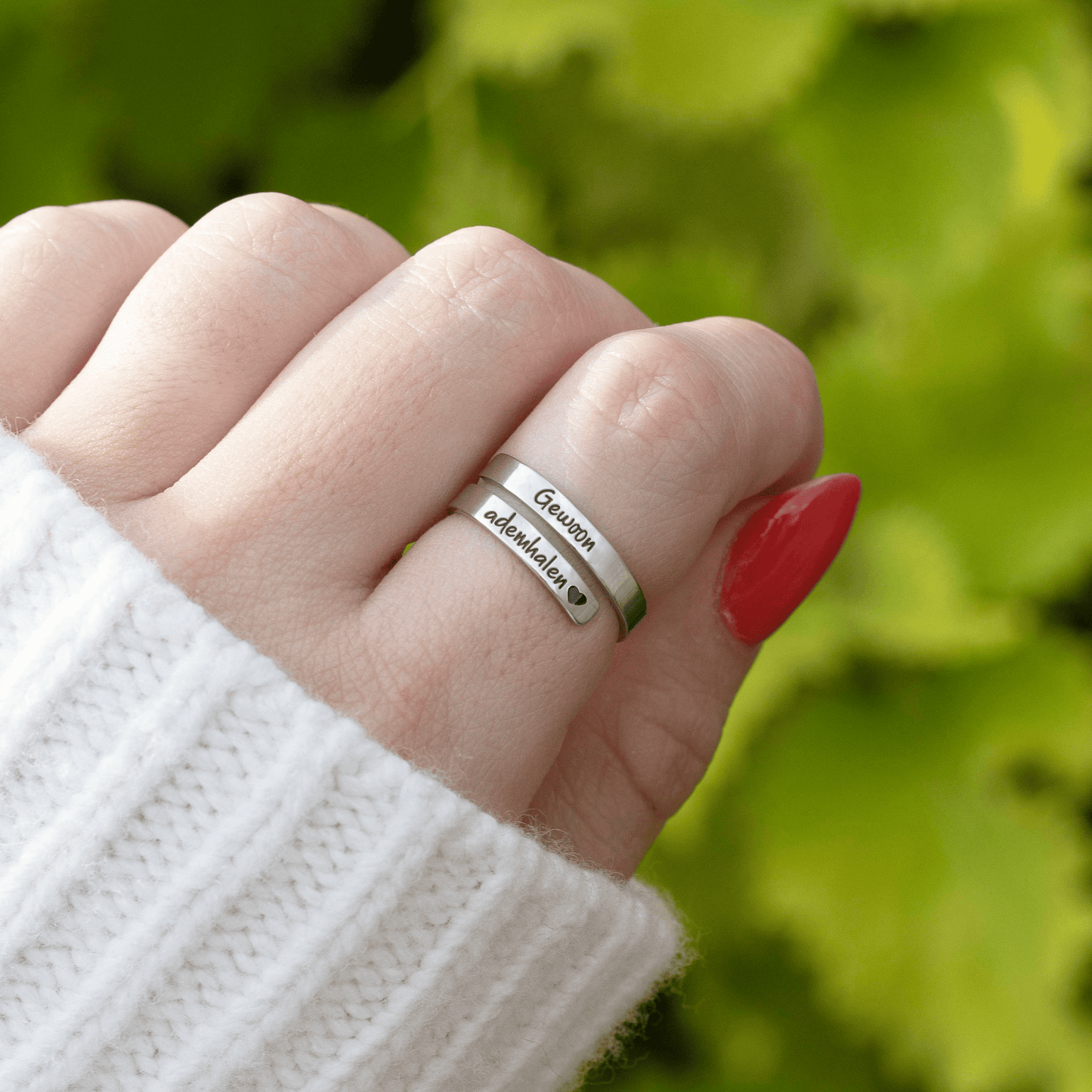 “Haal Gewoon Adem” Ring