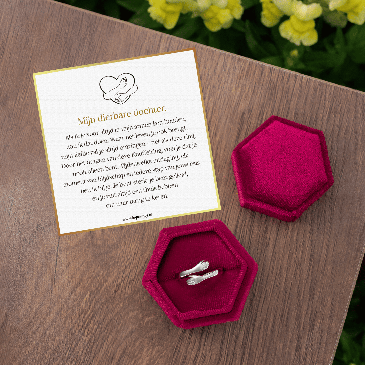 "Aan Mijn Dochter - Knuffelring"