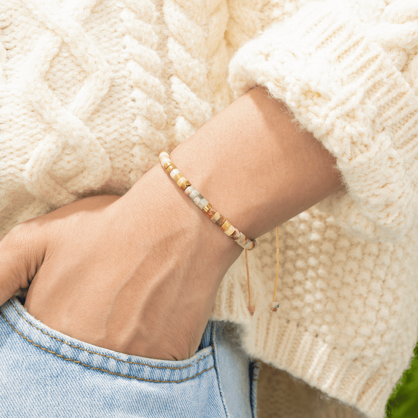 Armband "Het Leven Is Hard, Maar Jij Ook"