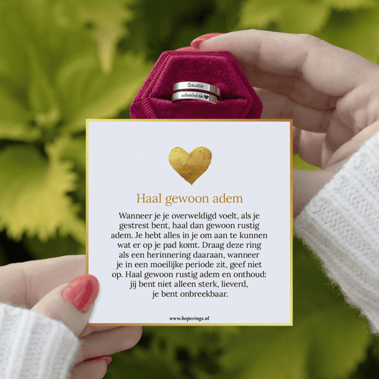 “Haal Gewoon Adem” Ring