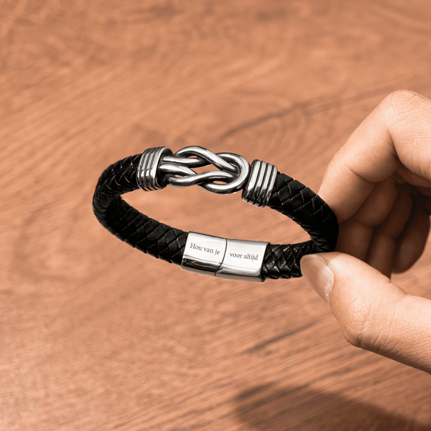 "Aan Mijn Man - Voor Altijd Verbonden" Armband